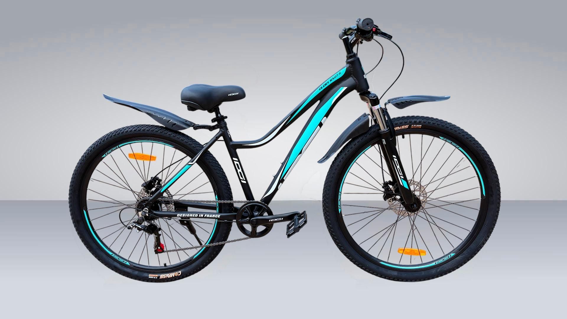 IDGI GLORY RX 27.5 Чёрно-бирюзовый Оригинальное SHIMANO